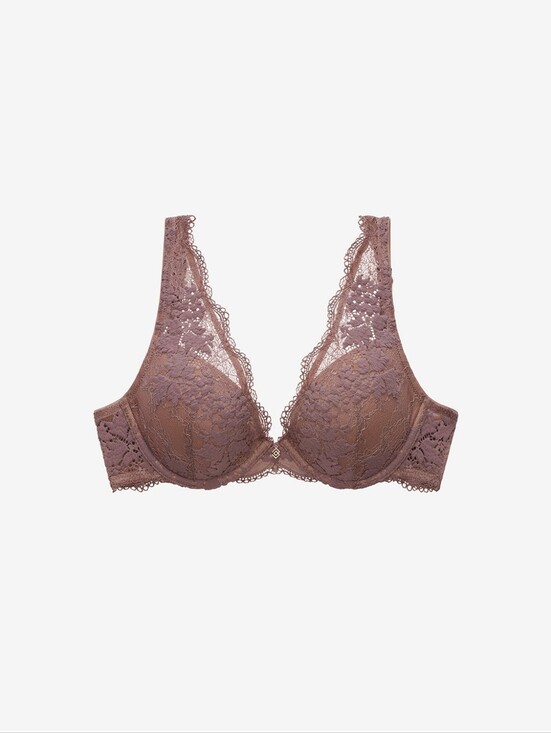 ThirdLove Other - Thirdlove 24/7 purple lace contour plunge underwire bra removable padding 38E